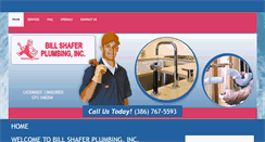 Desktop Screenshot of billshaferplumbing.com