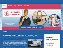 Tablet Screenshot of billshaferplumbing.com